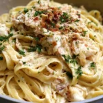 Seafood Fettuccine Alfredo