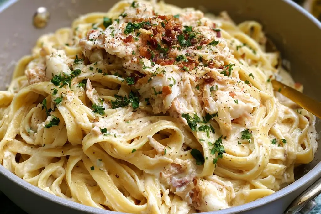 Seafood Fettuccine Alfredo