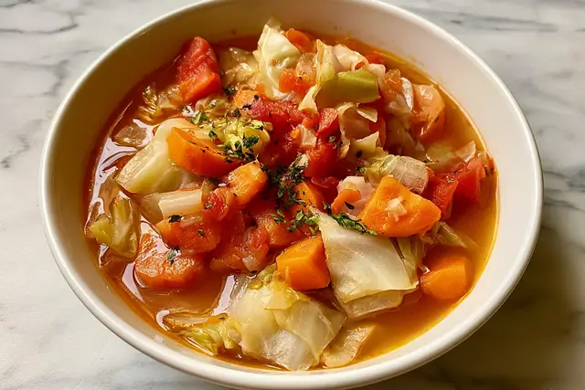 Vegetable cabbage soup