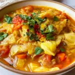 Cabbage and turmeric soupCabbage and turmeric soup