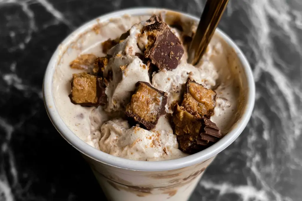 Homemade Reese's Blizzard