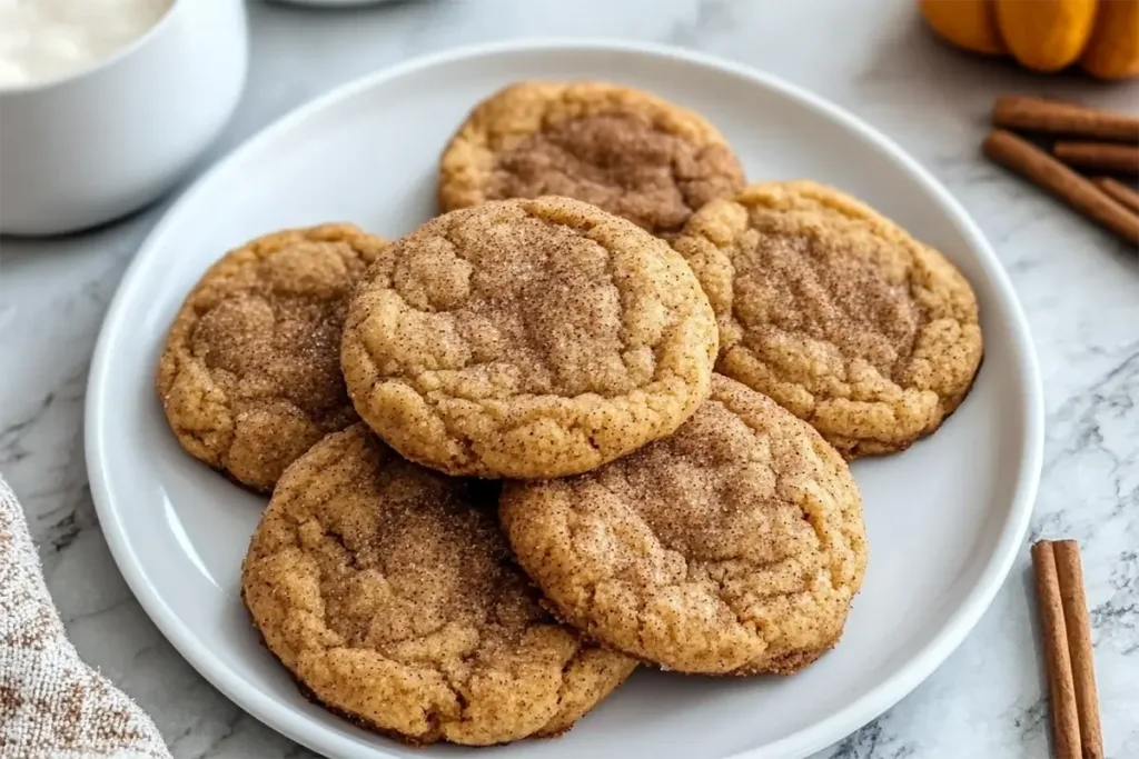Brown Butter Pumpkin Snickerdoodles Recipe - Soft, Chewy Fall Cookies
