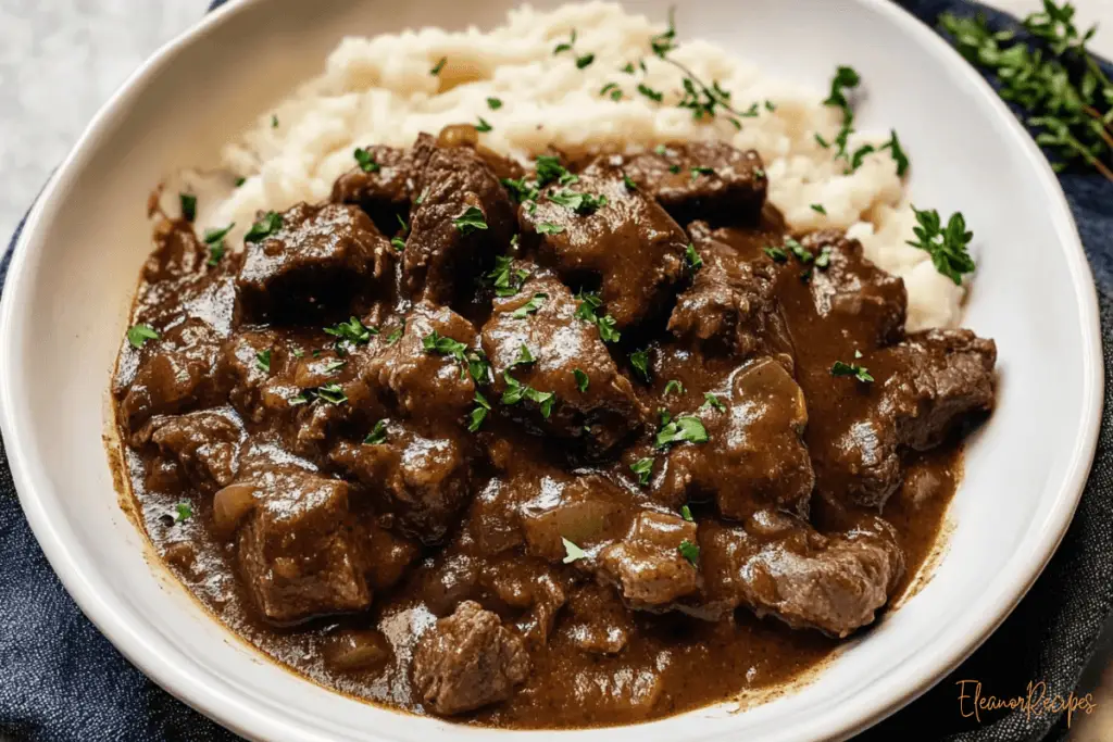 Crock Pot Beef Tips and Gravy Recipe