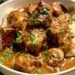 Slow cooker beef tips