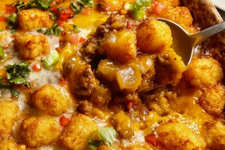 cheeseburger tater tot casserole