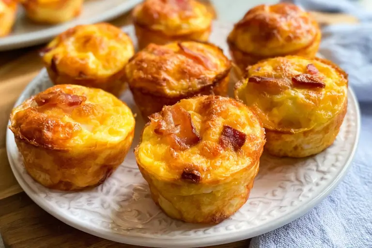 cheesy bacon egg muffins