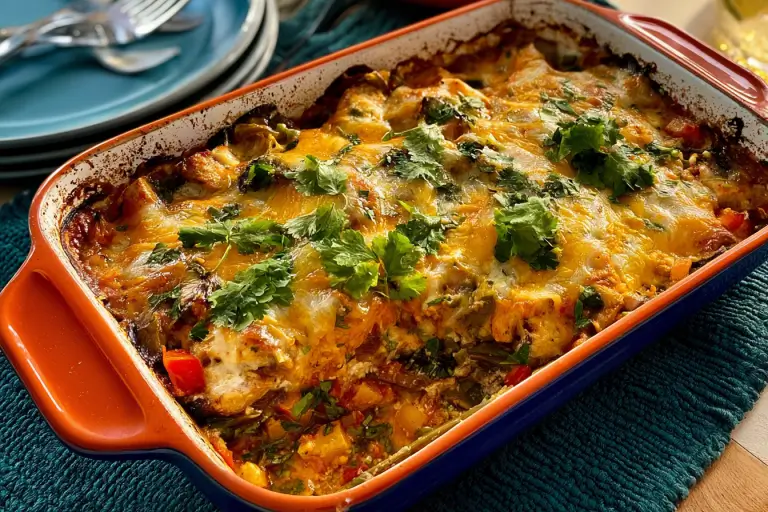 Tex-Mex chicken casserole