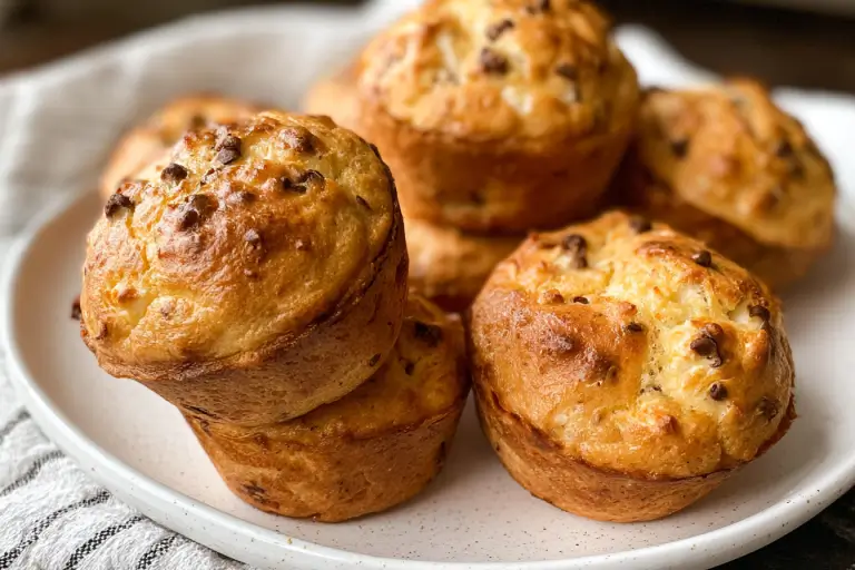 Cottage cheese muffins with a moist, protein-packed texture