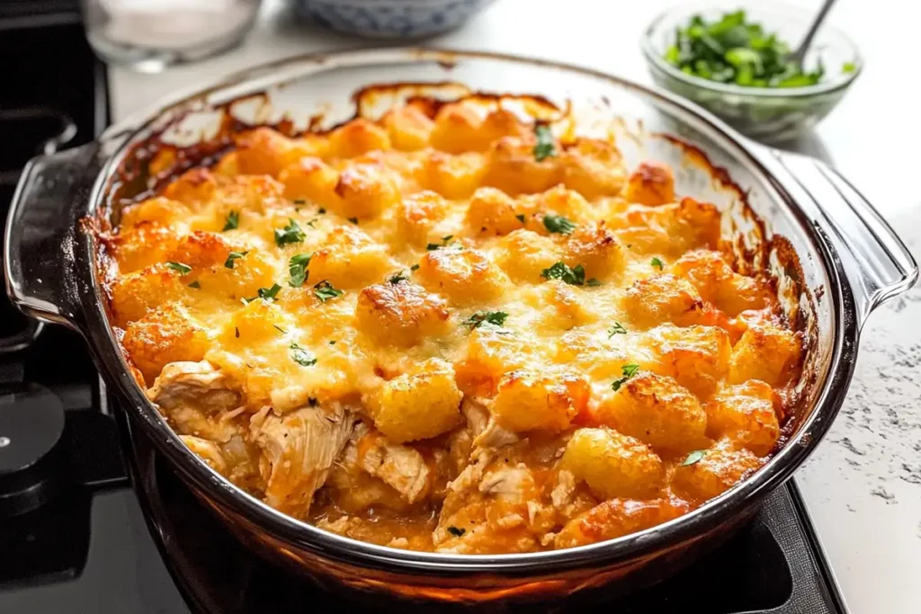 Tater Tot Casserole with Chicken: Easy Comfort Food Recipe