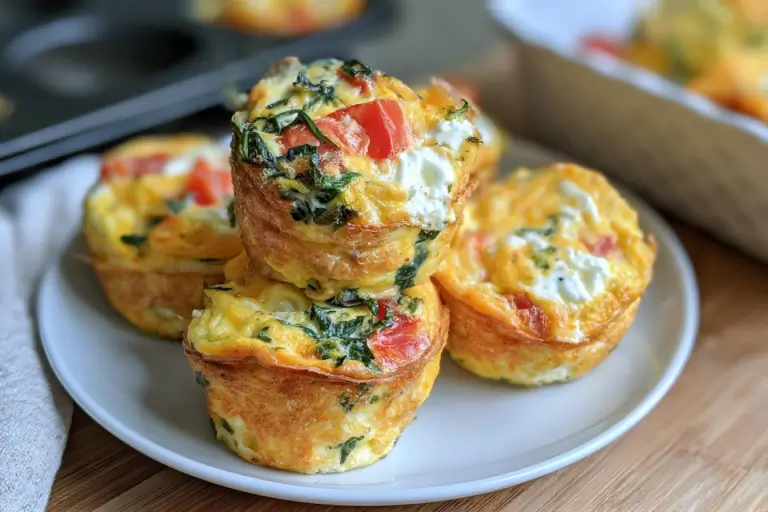 high protein egg muffins with cottage cheese