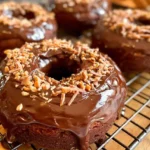 Chocolate Glazed Donuts: Perfect Recipe, Tips & Tasty Variations 5 Chocolate glazed donuts with a smooth, glossy chocolate glaze