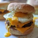 Impossible Breakfast Sandwich with plant-based sausage and egg