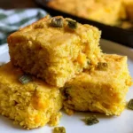 Jiffy Mexican cornbread with jalapeños, cheddar cheese, and cream-style corn