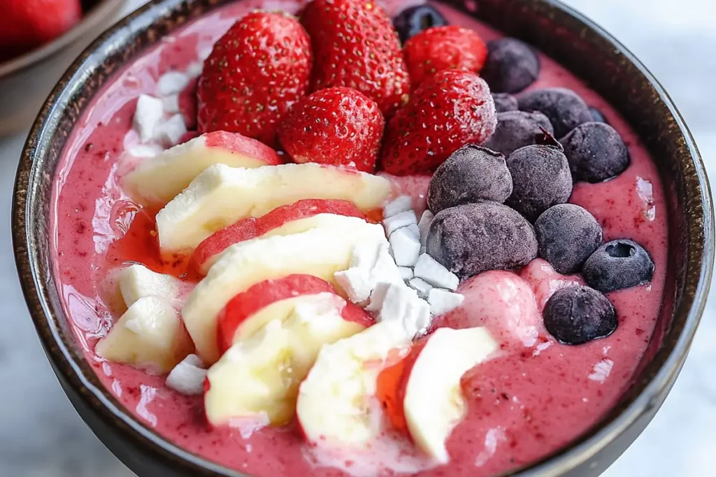 How to make a thick smoothie bowl