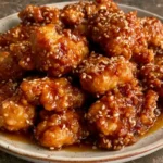 Crispy Honey Garlic Chicken Recipe – Sweet, Savory, and Crispy 5 Crispy honey garlic chicken with sticky sweet and savory sauce