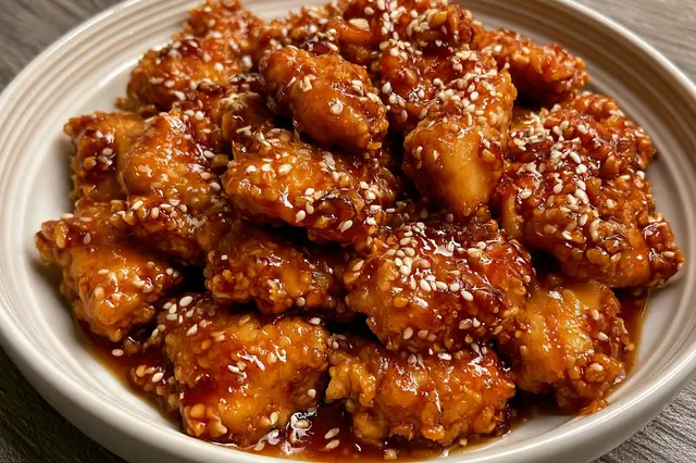 Crispy Honey Garlic Chicken Recipe – Sweet, Savory, and Crispy 4 Sweet and savory chicken