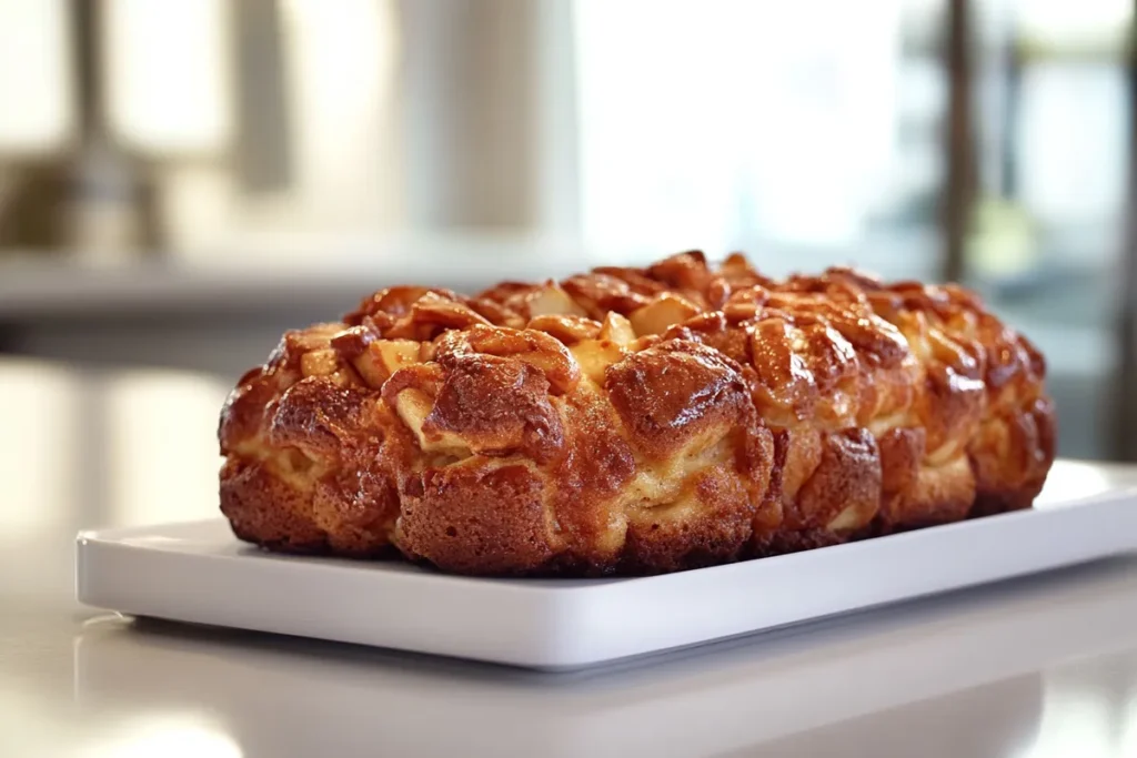 Luscious Country Apple Fritter Bread Freshly Baked 