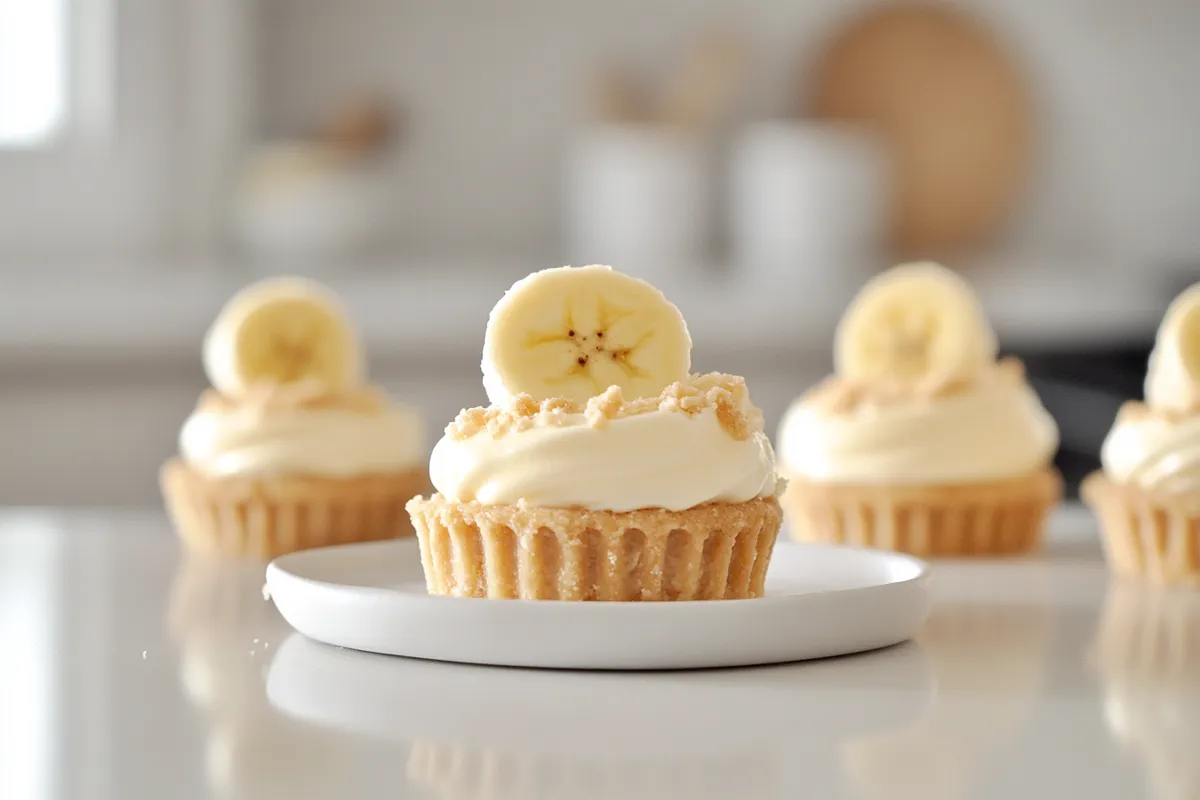 No-Bake Mini Banana Cream Pies: Easy & Delicious Dessert 4 No-Bake Mini Banana Cream Pies Ready to Serve