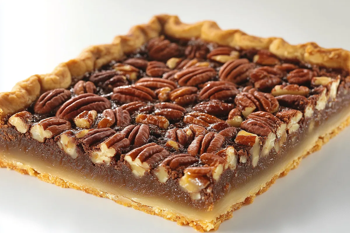 Pecan Pie Brownies Fresh Out of the Oven