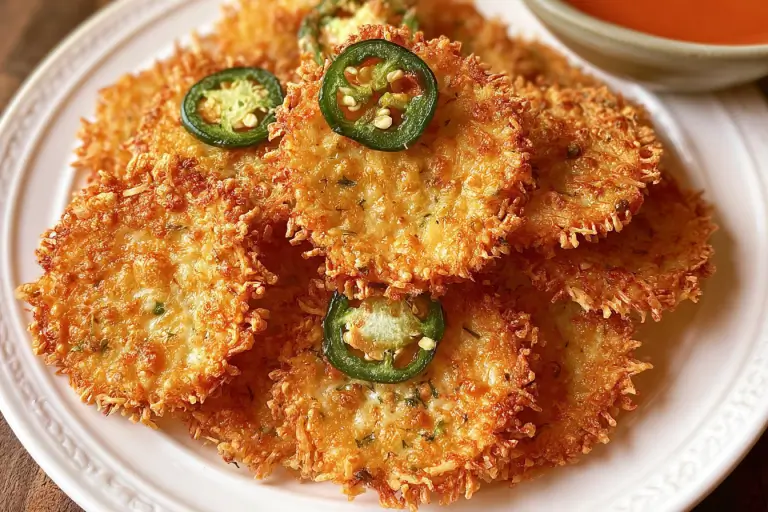 Pioneer Woman Jalapeño Cheese Crisps - Flavorful Snack Bites 4 baked jalapeño cheese chips