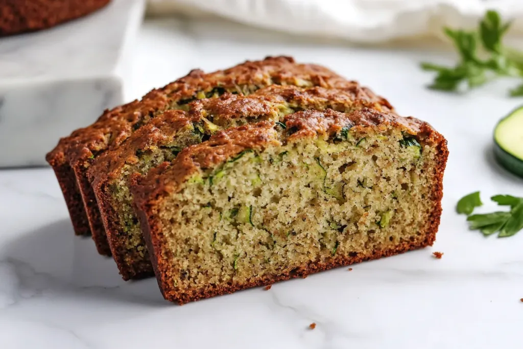 Greek Yogurt Zucchini Bread: Moist & Delicious Recipe 3 Greek Yogurt Zucchini Bread Slice