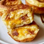 Golden McGriddle muffins filled with bacon, scrambled eggs, and melted cheddar cheese.