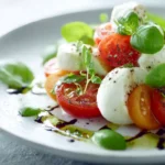Ultimate Classic Caprese Salad Recipe | Fresh & Flavorful Italian Dish 5 Fresh Caprese Salad with Mozzarella, Tomatoes, and Basil
