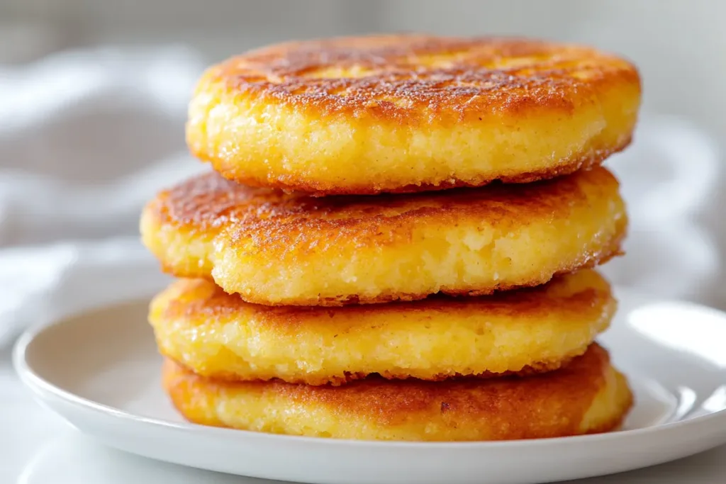 Fried Cornbread Southern Cornmeal Hoecakes - A Tasty Treat