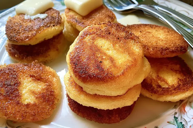 outhern hoecakes, skillet corn cakes