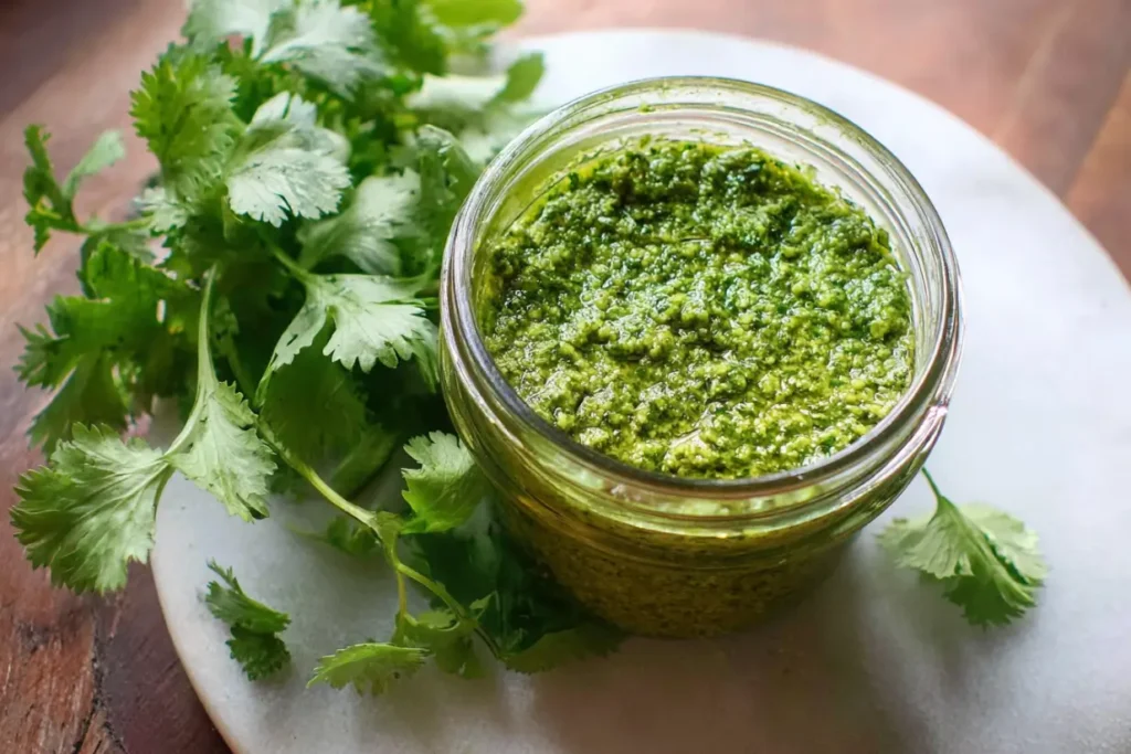 Cilantro Pesto: Fresh and Flavorful Recipe You’ll Love 3 Cilantro Pesto: Flavorful Green Sauce Recipe