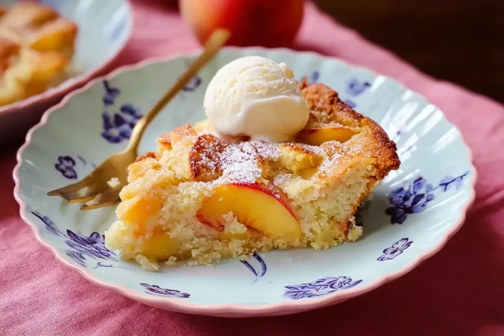 Peach Spoon Cake: A Delightful Summer Dessert You’ll Love 4 Peach Spoon Cake Fresh Out of the Oven