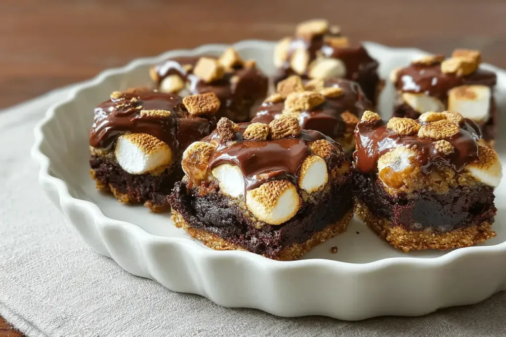S'mores Brownie Bites