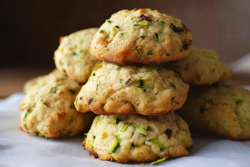 Delicious Zucchini Cookies Freshly Baked 