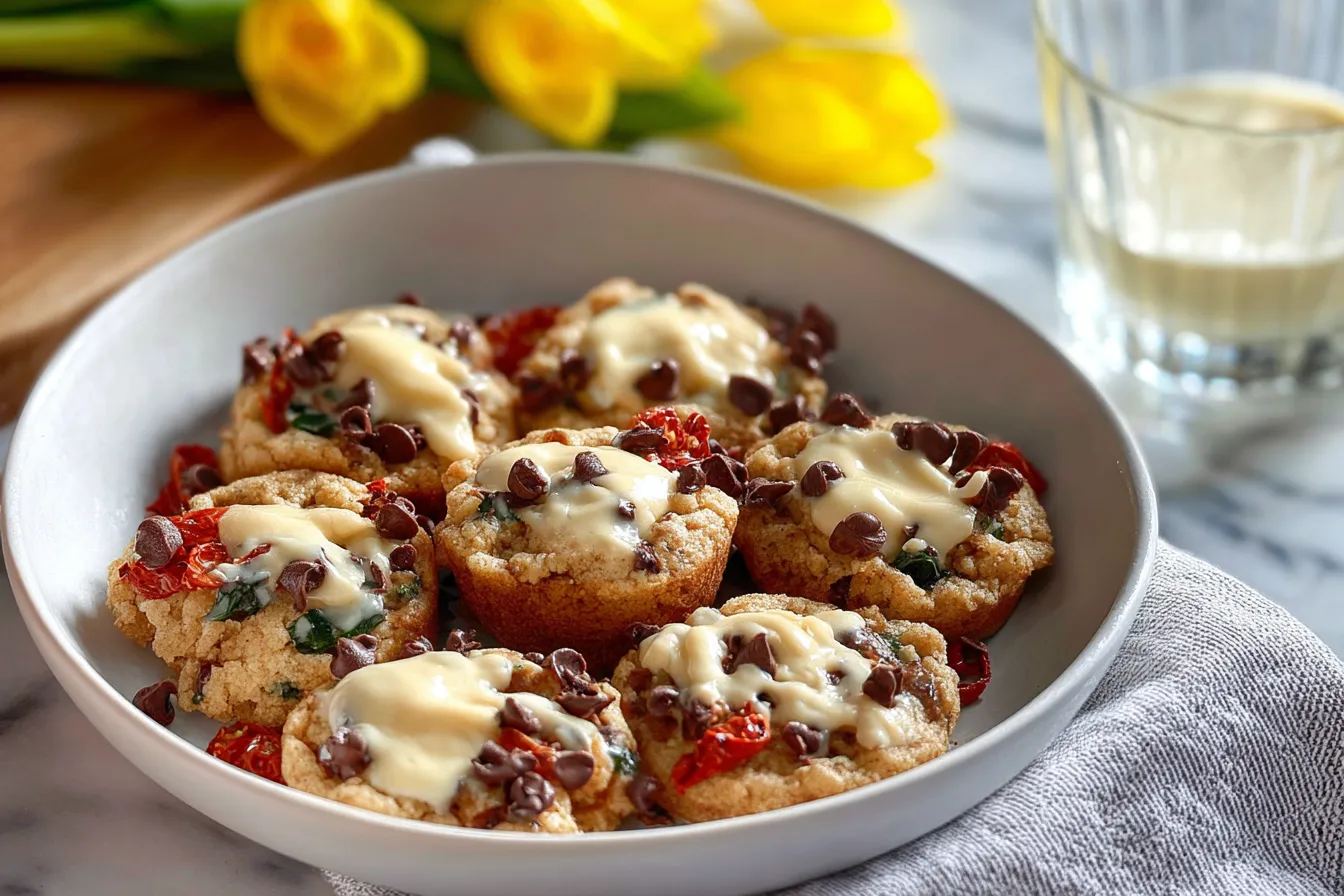 Cheesecake Brownie Cookies Fresh Out of the Oven