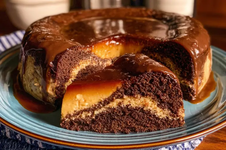 bundt chocoflan