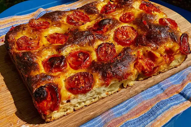 italian tomato focaccia