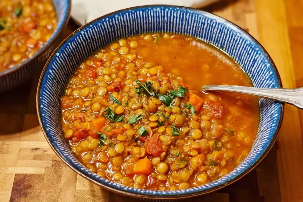 Lentil Soup: A Cozy Classic You'll Love! 2 Delicious Lentil Soup in a Bowl