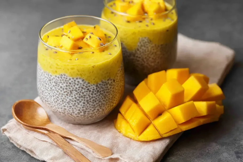 Mango Chia Seed Pudding: A Colorful and Healthy Delight