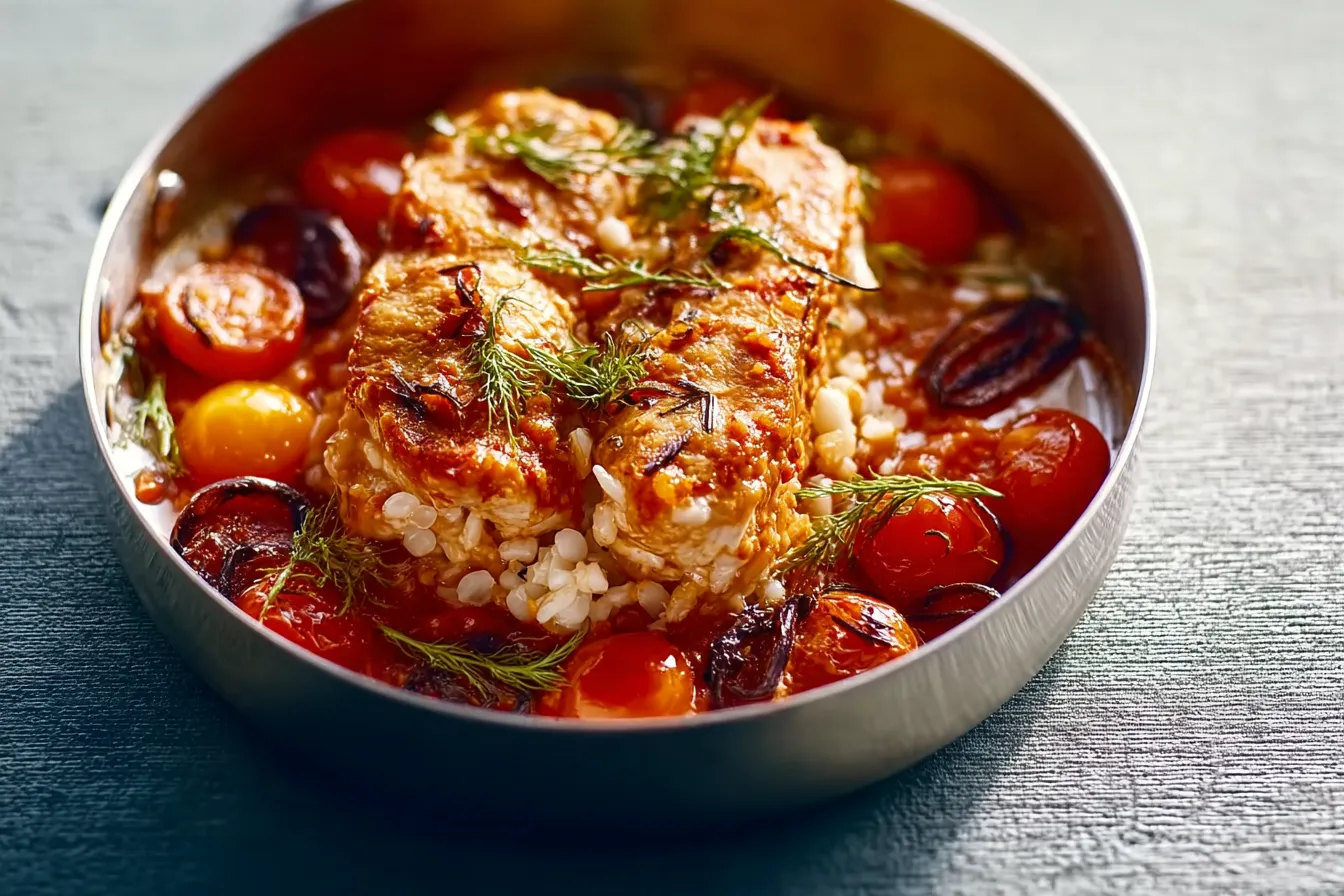 Preserved Lemon and Tomato Chicken - Delicious Dinner Idea