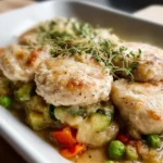 Savory Chicken and Biscuit Casserole Recipe for Comforting Meals 5 Savory Chicken and Biscuit Casserole Freshly Baked
