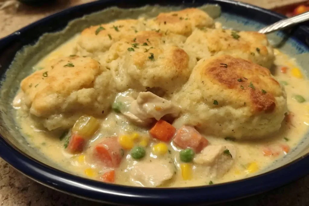 Chicken and Dumplings with Bisquick