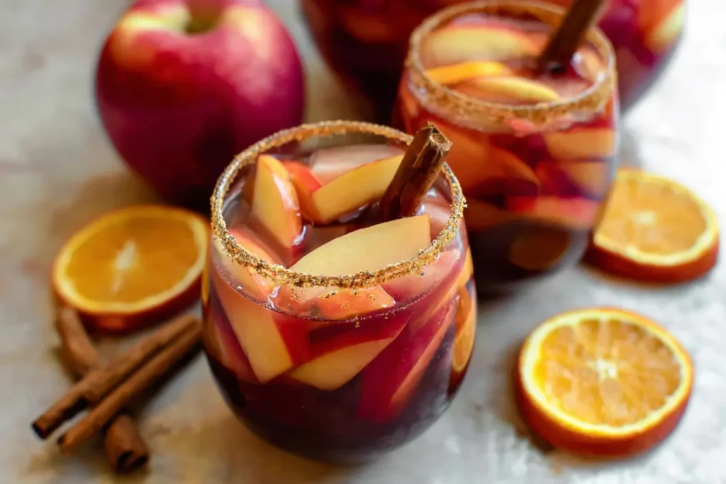 Cinnamon Apple Cider Sangria: A Joyful Fall Delight