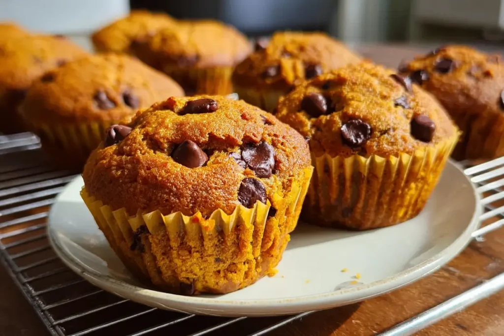 Pumpkin Chocolate Chip Muffins