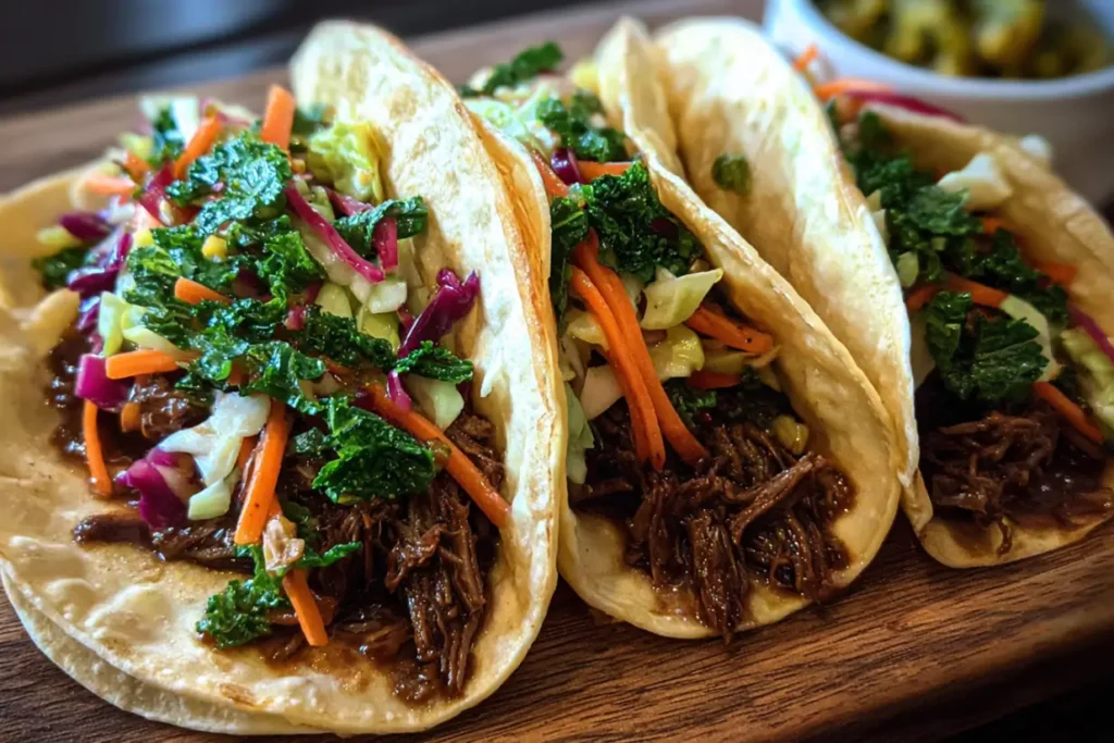 Simple Slow-Cooked Korean Beef Soft Tacos That Impress