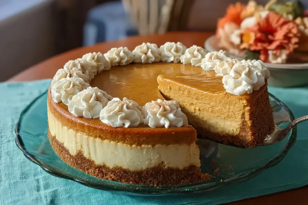 Double-Layer Pumpkin Cheesecake