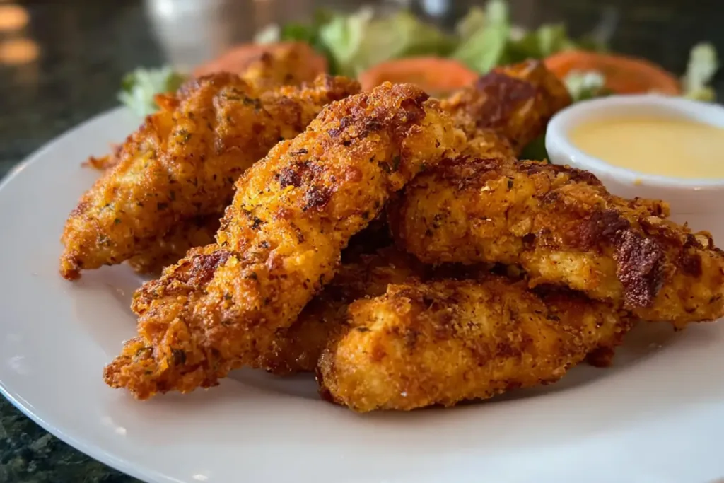Golden Air Fryer Crispy Chicken Tenders Ready to Eat Air Fryer Crispy Chicken Tenders That You’ll Love