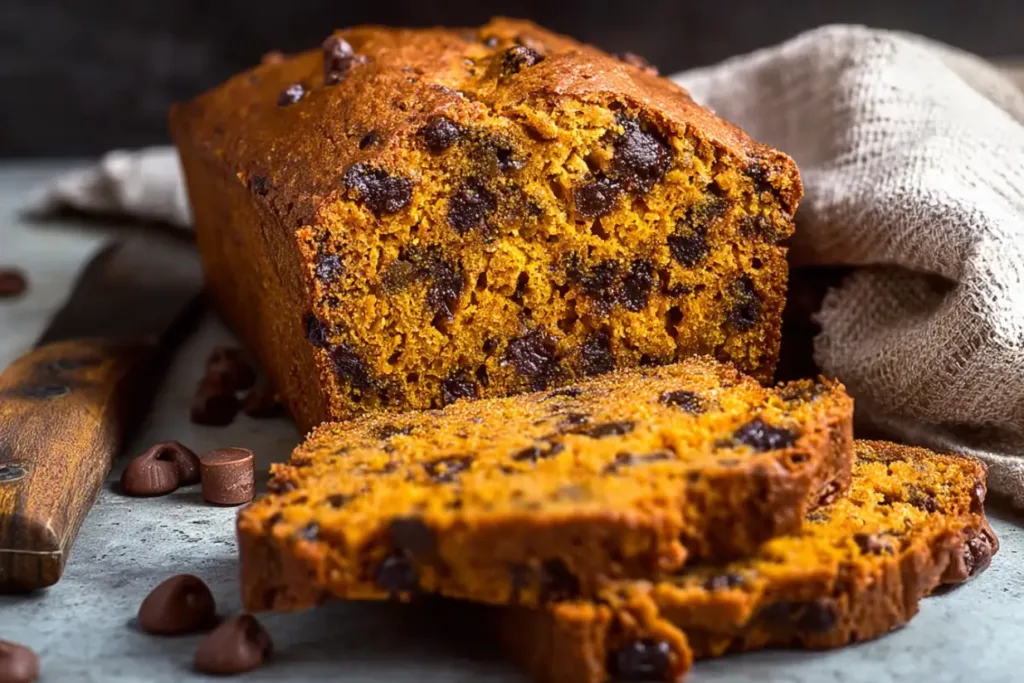 Pumpkin Chocolate Chip Bread