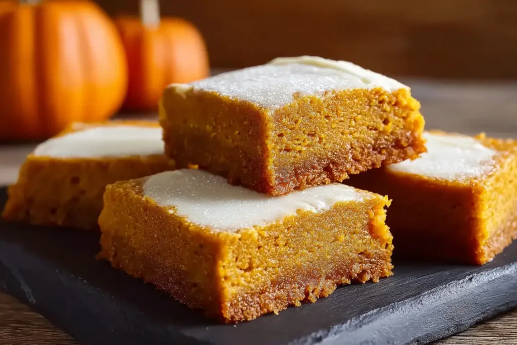 Paul's Pumpkin Bars Freshly Baked for Fall
