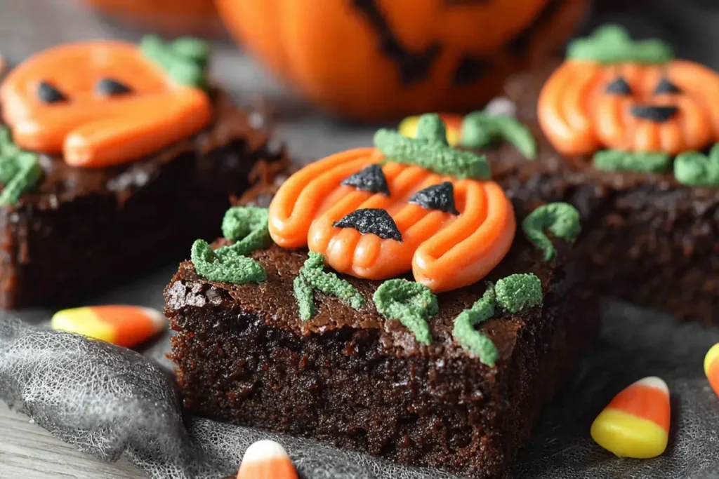Pumpkin Patch Halloween Brownies: Try This Spooky Recipe!