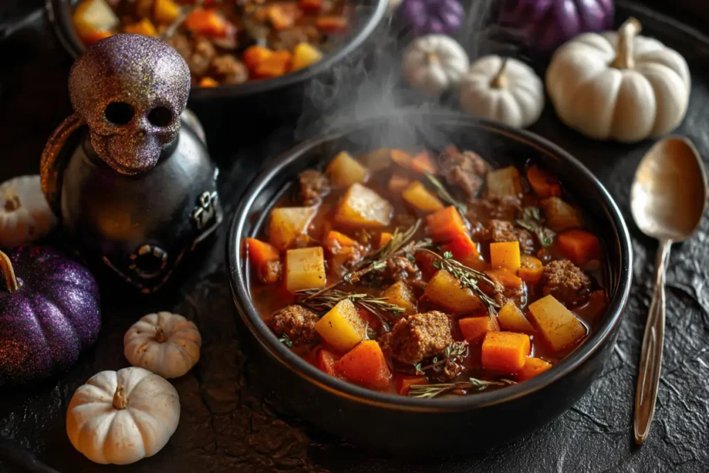 Witches Brew Stew (Halloween Soup): Don't Miss This Creepy Delight!  
